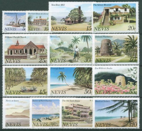 Nevis 1982 Landschaften 46/59 II postfrisch