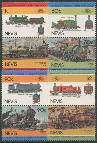 Nevis 1985 Eisenbahn Lokomotiven 260/67 postfrisch