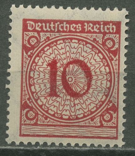Deutsches Reich 1923 Korbdeckelmuster Plattendruck 340 Pa postfrisch