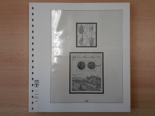 LINDNER-T Vordruckblätter DDR 1982/84 gebraucht, neuwertig (Z3163)