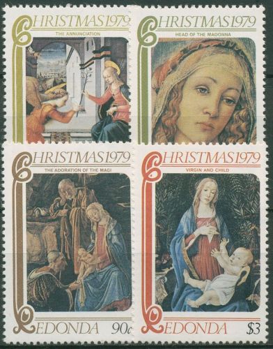 Antigua - Redonda 1979 Weihnachten Gemälde 35/38 postfrisch