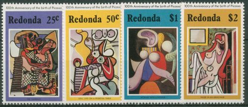 Antigua - Redonda 1981 Gemälde Pablo Picasso 76/79 postfrisch