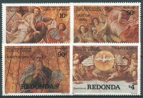 Antigua - Redonda 1983 Ostern Wandgemälde 128/31 postfrisch