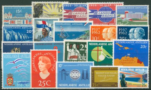Niederländische Antillen 1956/65 20 Marken aus 52/162 postfrisch