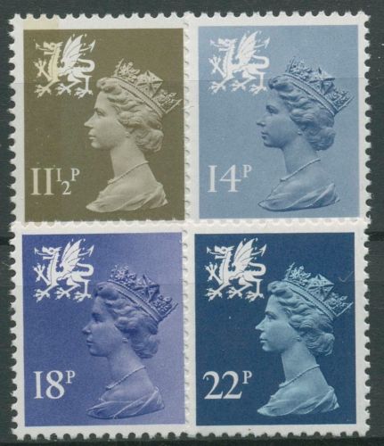 Großbritannien-Wales 1981 Königin Elisabeth II. 31/34 postfrisch
