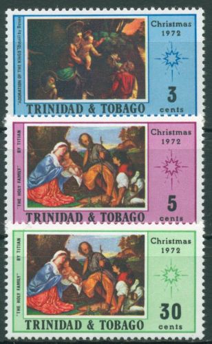 Trinidad und Tobago 1972 Weihnachten Gemälde 311/13 postfrisch