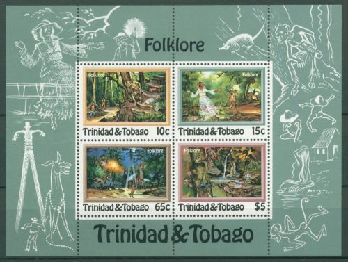 Trinidad und Tobago 1982 Folklore Sagen Block 35 postfrisch (C65920)