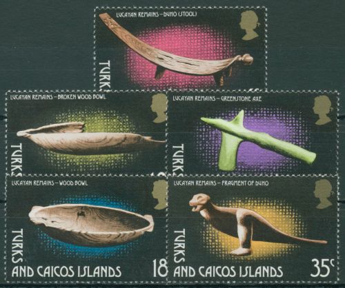 Turks- und Caicos-Inseln 1974 Lucayan-Funde 330/34 postfrisch