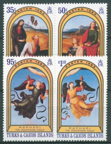 Turks- und Caicos-Inseln 1983 Gemälde Raffael 629/32 postfrisch