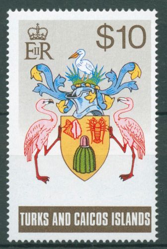 Turks- und Caicos-Inseln 1988 Wappen 836 postfrisch