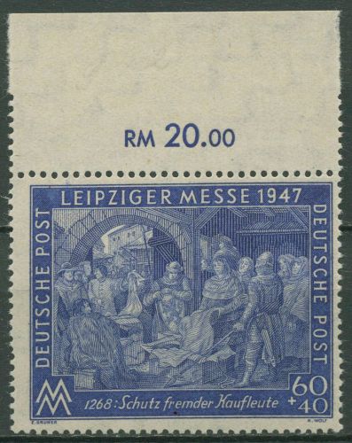 Alliirte Besetzung 1947 Leipziger Messe 942 I C OR postfrisch geprüft