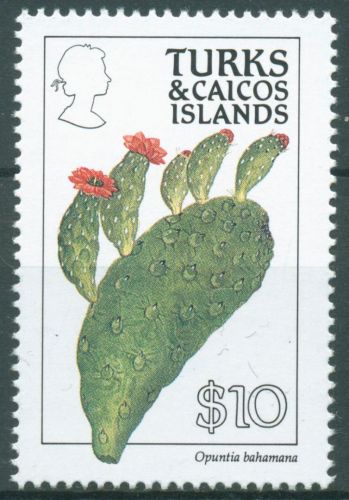 Turks- und Caicos-Inseln 1990 Freimarken Blumen 939 A postfrisch