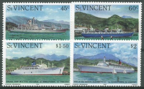 St. Vincent 1982 Schiffe 643/46 postfrisch