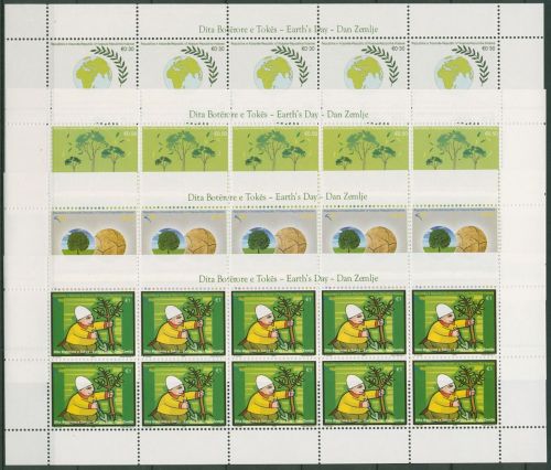 Kosovo 2008 Internationaler Tag der Erde Bäume 98/01 K postfrisch (C42320)