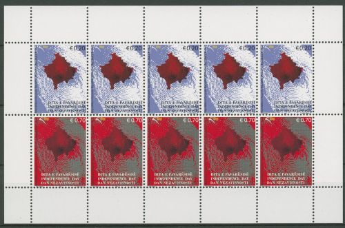 Kosovo 2008 Tag der Unabhängigkeit 95/96 K postfrisch (C42321)