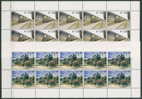 Kosovo (UNMIK) 2007 Eisenbahne Dampflok Diesellok 90/91 K postfrisch (C42324)