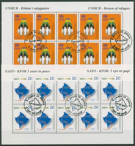Kosovo (UNMIK) 2004 Rückkehr Flüchtlinge 18/19 K gestempelt (C42342)