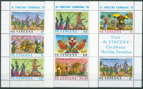 St. Vincent 1976 Karneval in Kingstown 433/38 K postfrisch (C65943)