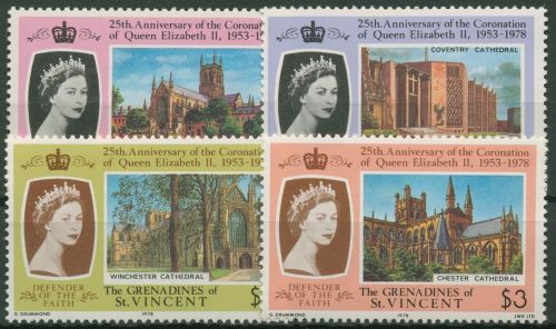 St. Vincent - Grenadinen 1978 Queen Elisabeth 152/55 postfrisch
