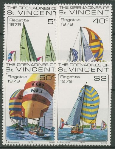 St. Vincent - Grenadinen 1979 Segelregatta Segeljachten 165/68 postfrisch