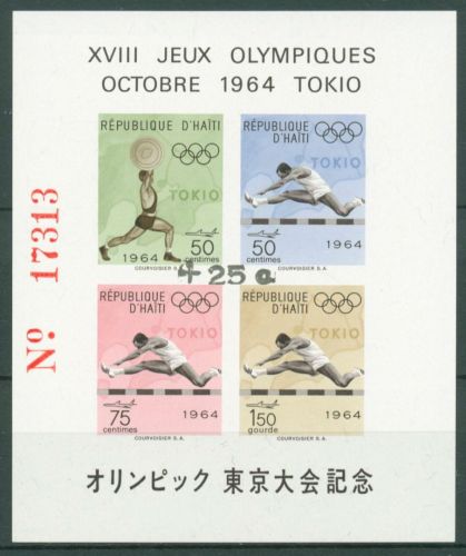 Haiti 1965 Nationales Olympisches Komitee Block 30 a I postfrisch (C21953)
