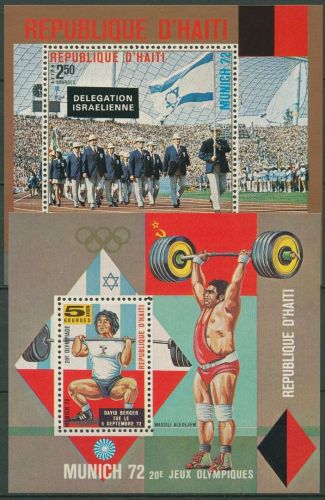 Haiti 1973 Olympia Sommerspiele München´72 Block 49/50 postfrisch (C97345)