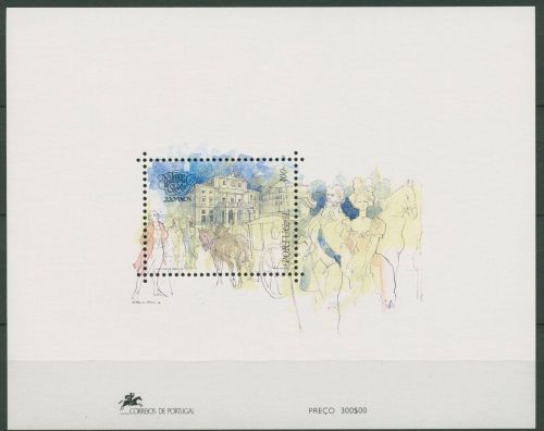 Portugal 1993 Nationaltheater Sao Carlos Lissabon Block 94 postfrisch (C91133)