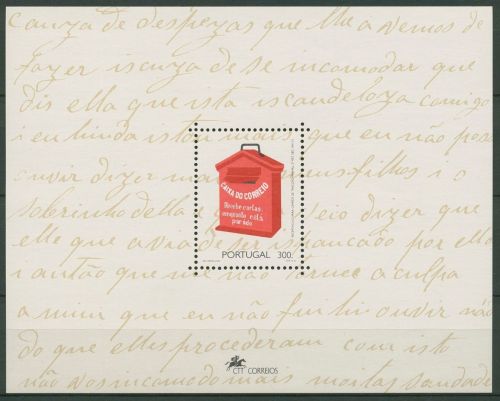 Portugal 1993 Briefkästen Block 97 postfrisch (C91130)