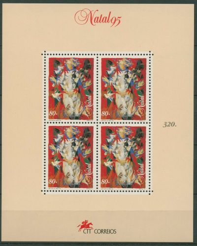 Portugal 1995 Weihnachten Engel Block 112 I. postfrisch (C91201)
