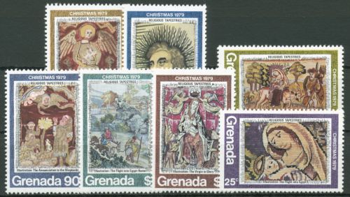Grenada 1979 Weihnachten Wandteppiche 983/89 postfrisch