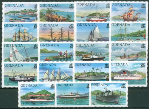 Grenada 1980 Schiffe 1047/65 I postfrisch