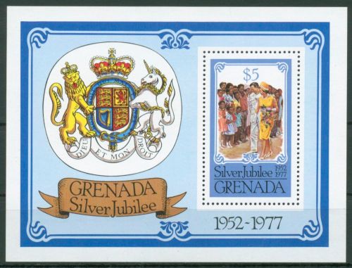 Grenada 1977 Königin Elisabeth II. Block 63 postfrisch (C65963)