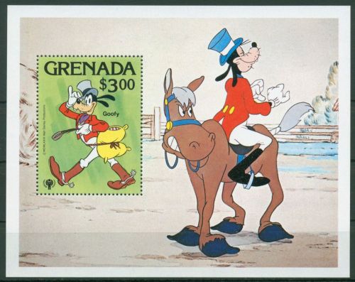 Grenada 1979 Jahr des Kindes Walt Disney Goofy Block 86 postfrisch (C65964)