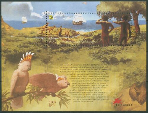 Portugal 1999 AUSTRALIA´99 Portug. Auswanderer Block 146 postfrisch (C91229)