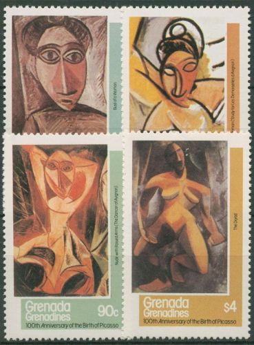 Grenada-Grenadinen 1981 Pablo Picasso Gemälde 442/45 postfrisch