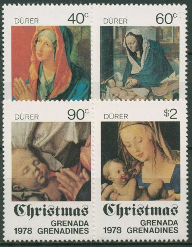 Grenada-Grenadinen 1978 Weihnachten Gemälde Albrecht Dürer 315/18 postfrisch