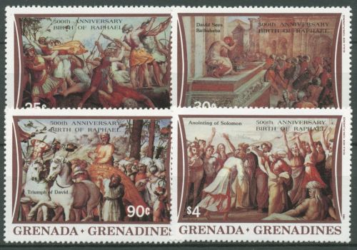 Grenada-Grenadinen 1983 Gemälde Raffael 544/47 postfrisch