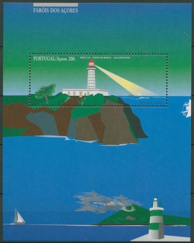 Portugal - Azoren 1996 Leuchttürme Block 16 postfrisch (C90953)