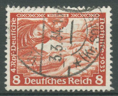 Deutsches Reich 1933 Deutsche Nothilfe Wagner 503 A gestempelt
