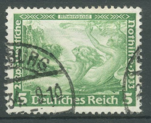 Deutsches Reich 1933 Deutsche Nothilfe Wagner 501 A gestempelt