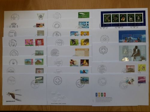 Schweiz 2004 Ersttagsbriefe Jahrgang 2004 FDC komplett (F16659)