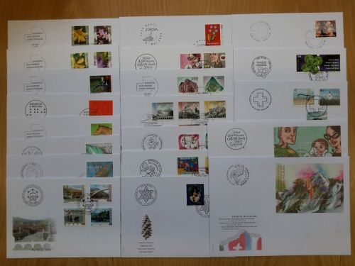 Schweiz 2003 Ersttagsbriefe Jahrgang 2003 FDC komplett (F16658)
