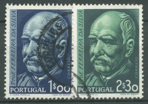 Portugal 1956 Chemiker Ferreira da Silva 848/49 gestempelt
