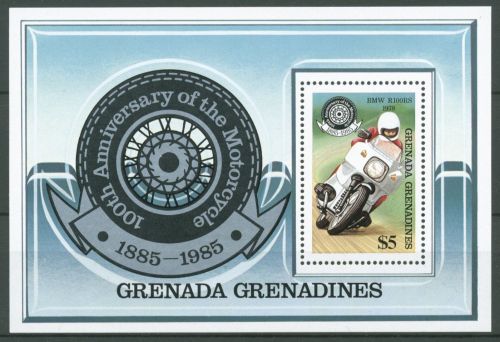 Grenada-Grenadinen 1985 Motorrad BMW Block 91 postfrisch (C63615)