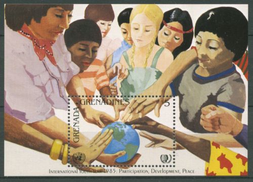 Grenada-Grenadinen 1985 Jahr der Jugend Block 92 postfrisch (C66064)