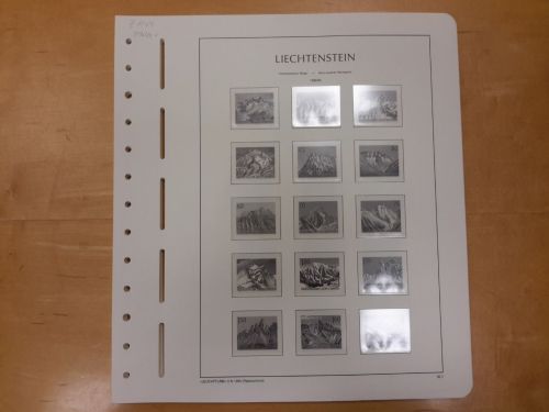 LEUCHTTURM Vordruckblätter Liechtenstein 1990/99 SF gebraucht, neuwertig (Z1104)
