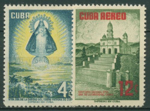 Kuba 1956 Heilige Jungfrau von El Cobre Kirche 509/10 postfrisch