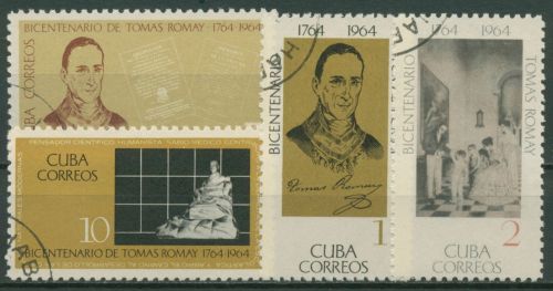 Kuba 1964 Wissenschaftler Tomas Romay Pockenschutzimpfung 988/91 gestempelt