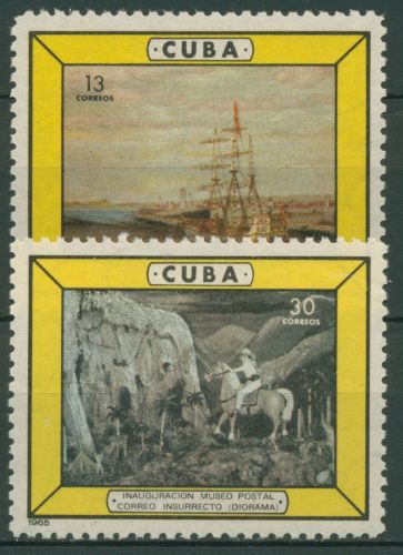 Kuba 1965 Postmuseum Postschiff 994/95 postfrisch