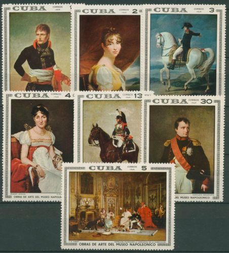 Kuba 1969 Napoleonmuseum Havanna Gemälde 1494/00 postfrisch